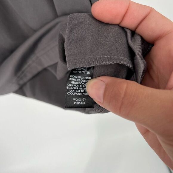 Betabrand Red Eye Travel Dress Gray Hooded Stetch Vacation Size XS - Picture 13 of 16